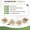 Large Fast Sling Puck Game - Super Sling Puck Board Games for a Family Game Night & Party with Friends | Wooden Hockey Table | Foosball Winner Rapid Battle Speed String Puck Game