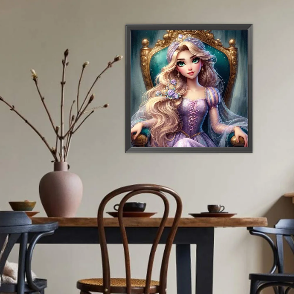 Diamond Painting - Full Round Drill - Rapunzel(Canvas|40*40cm)