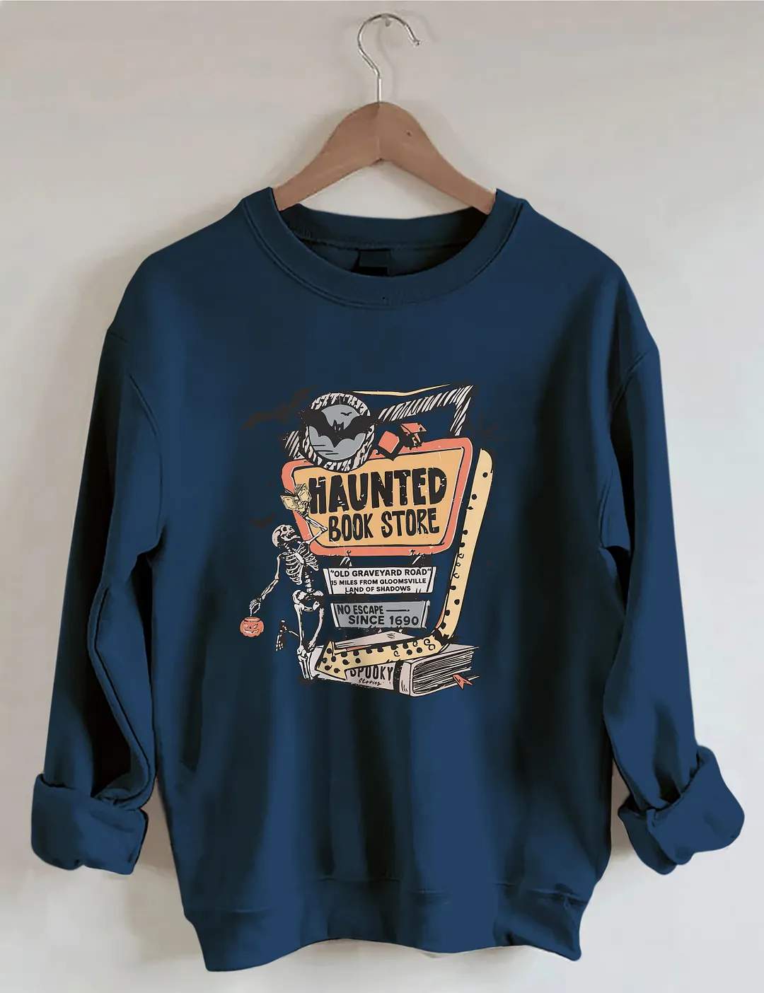 Haunted Book Store Sweatshirt