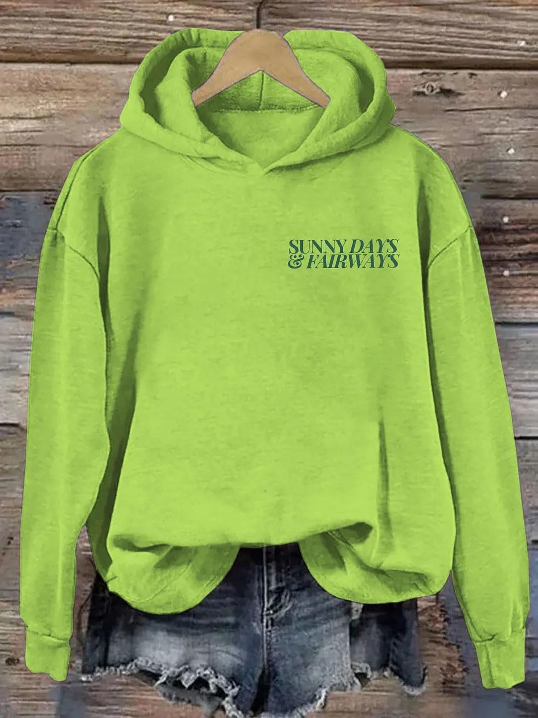 Sunny Days And Fairways Golf Hoodie
