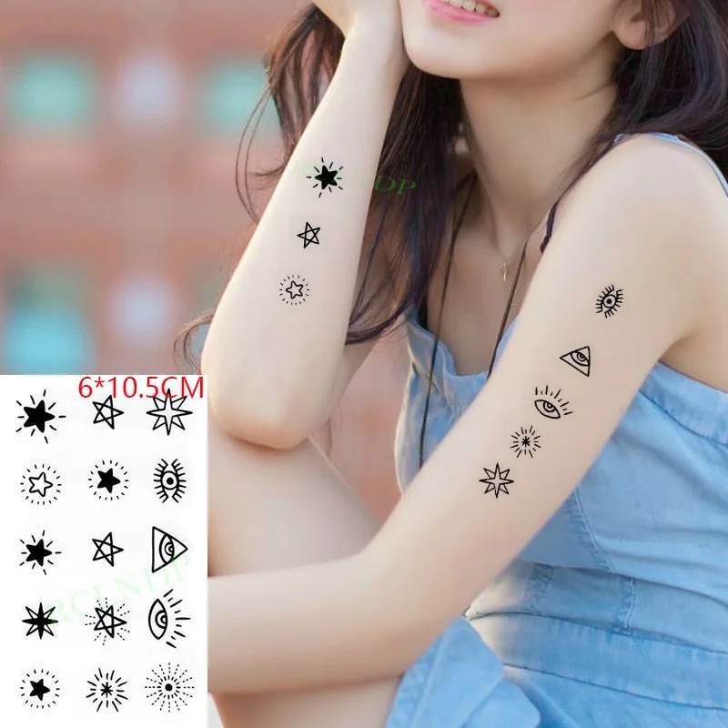 Waterproof Temporary Tattoo Sticker Anime Cartoon fire flame Tatto Flash Tatoo Fake Tattoos Small Size Art for Kids Men Women