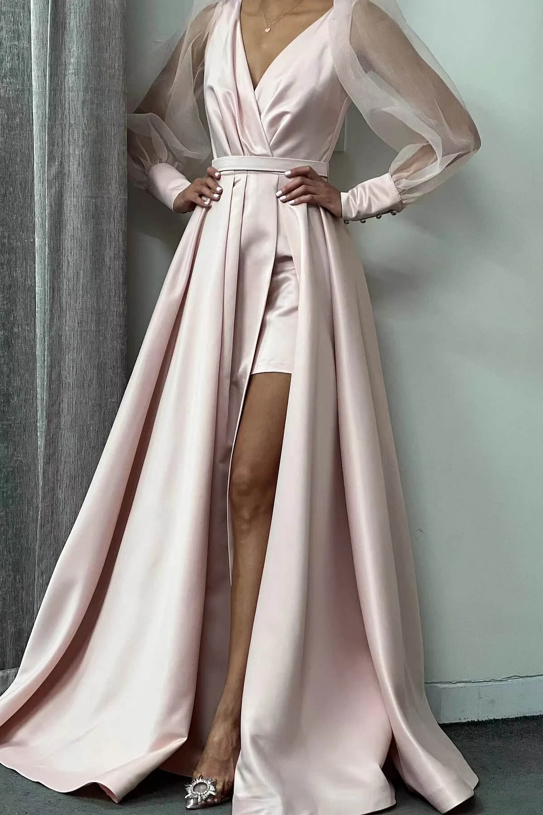 <p>Eve Midi Slit Dress</p>