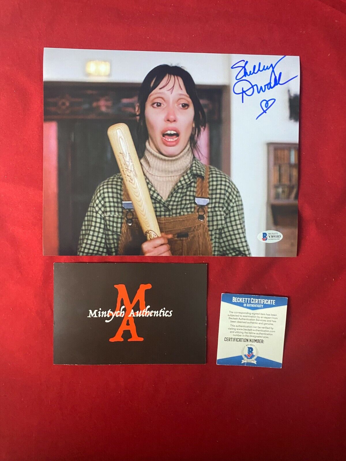 SHELLEY DUVALL AUTOGRAPHED SIGNED 8x10 Photo Poster painting! THE SHINING! BECKETT STEPHEN KING
