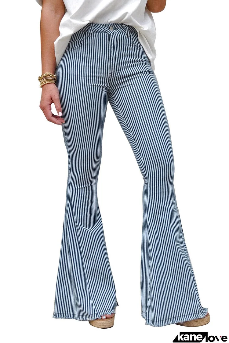 Mile High Pin Stripe Bell Bottoms