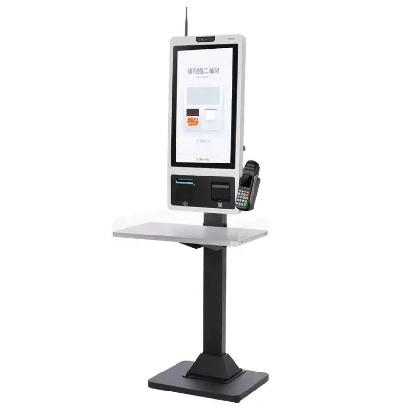 RFID Self payment Kiosk Android RFID Wi-Fi Stand Kiosk Pos with 80MM ...
