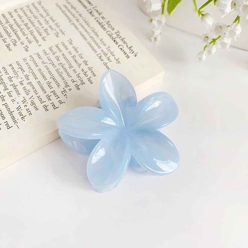 Women’s Elegant Sweet Flower Plastic Hair Claws