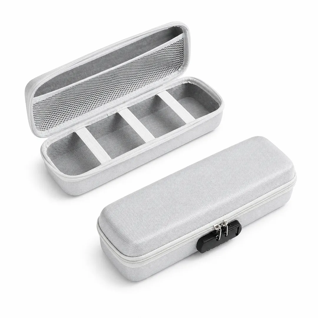 Rabbit Massager & Lockable Travel Case Bundle for Discreet Storage