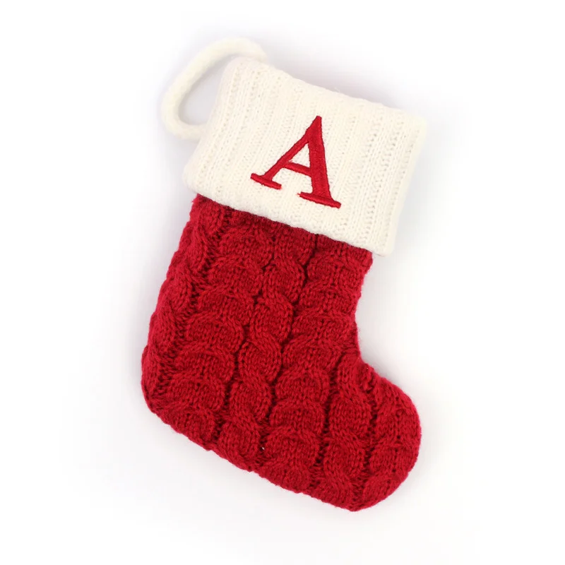 Letclo™ 2022 New Year Christmas Letter Socks Pendant letclo Letclo