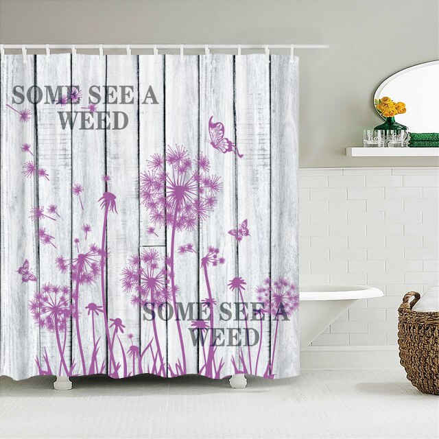 

Shower Curtain – Flower Dandelion-180*180cm, 501 Original