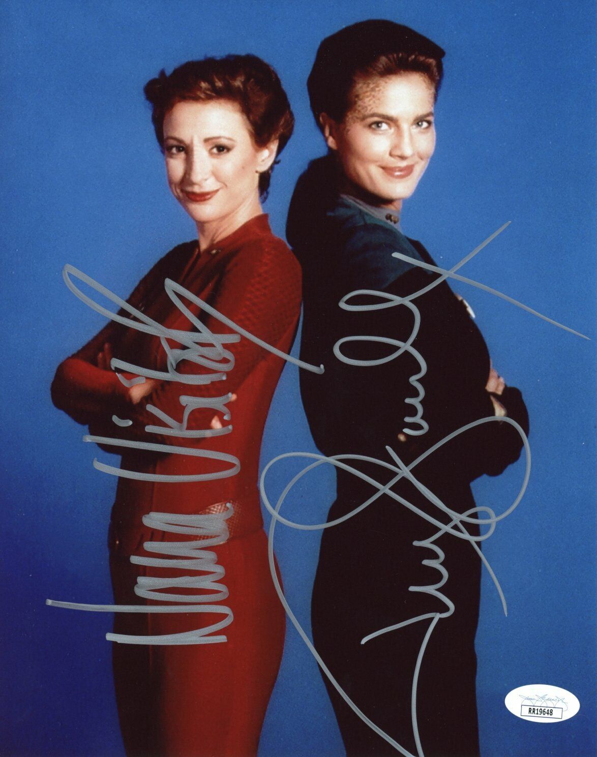 Star Trek DS9 8x10 Photo Poster painting Signed Autograph Farrell Visitor JSA Certified COA Auto