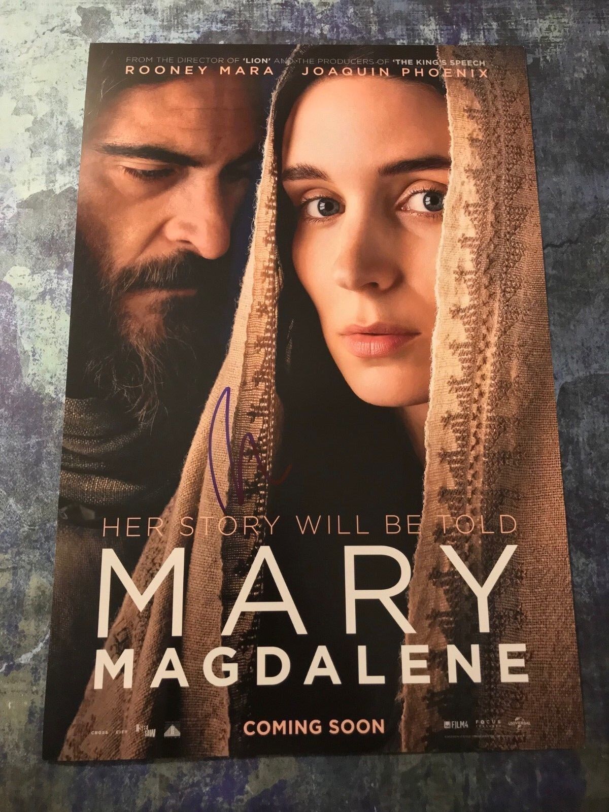 GFA Mary Magdalene * JOAQUIN PHOENIX * Signed Autographed 12x18 Photo Poster painting PROOF COA