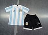 Joyfball 1986 Kids Size Retro Argentina Home Football Shirt 1:1 Thai Quality