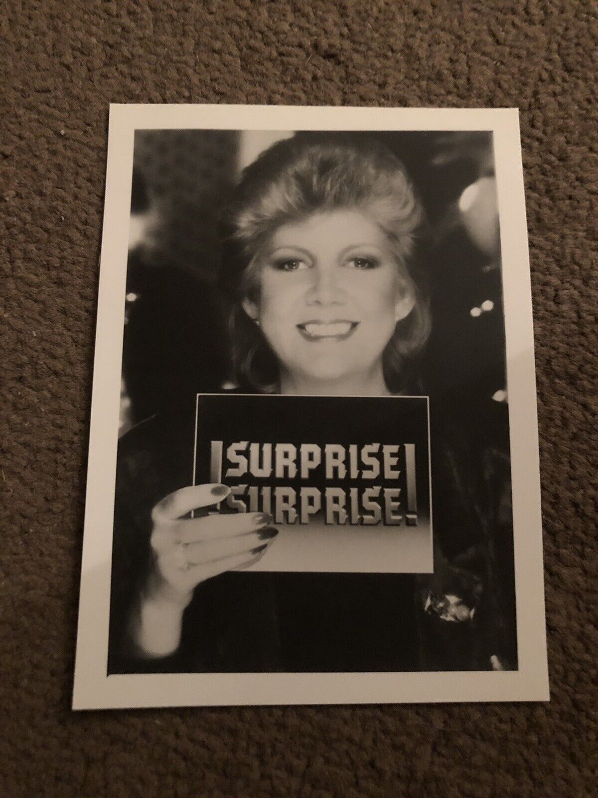 CILLA BLACK (SURPRISE SURPRISE) VINTAGE UNSIGNED LWT Photo Poster painting