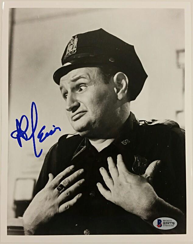 AL LEWIS Signed 8x10 Photo Poster painting Car 54, Where are you? Actor Auto Beckett BAS COA