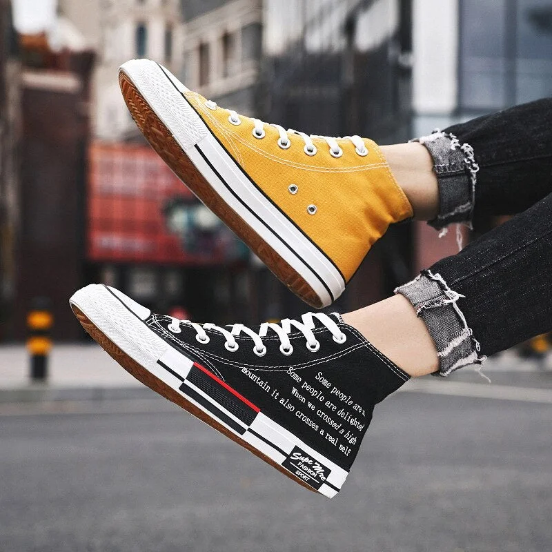 Designer Canvas Snekers Boys School Shoes Fashion High Top Men Canvas Shoes Unisex Sneakers 2020 New Man Sneakers 896