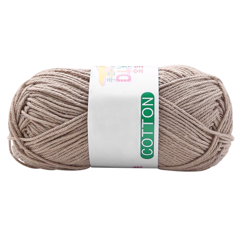 Solid Color Baby Milk Cotton Yarn Scarf Hat Sweater Crochet Knitting Yarn