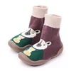 Kid Baby Girl Toddler First Walker Knit Booties Unisex Baby Shoes Soft Rubber