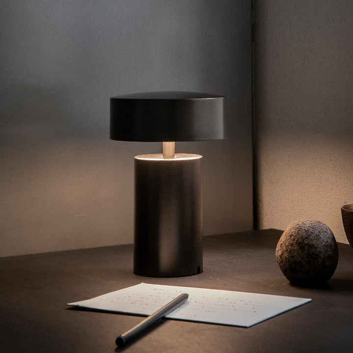 Cordless Column Table Lamp -  Minimalist Design & Dimmable Soft Light for Ideal Ambient Lighting