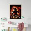 Silhouette Of The Heart Tyrant-Full Round Diamond Painting 40*50CM