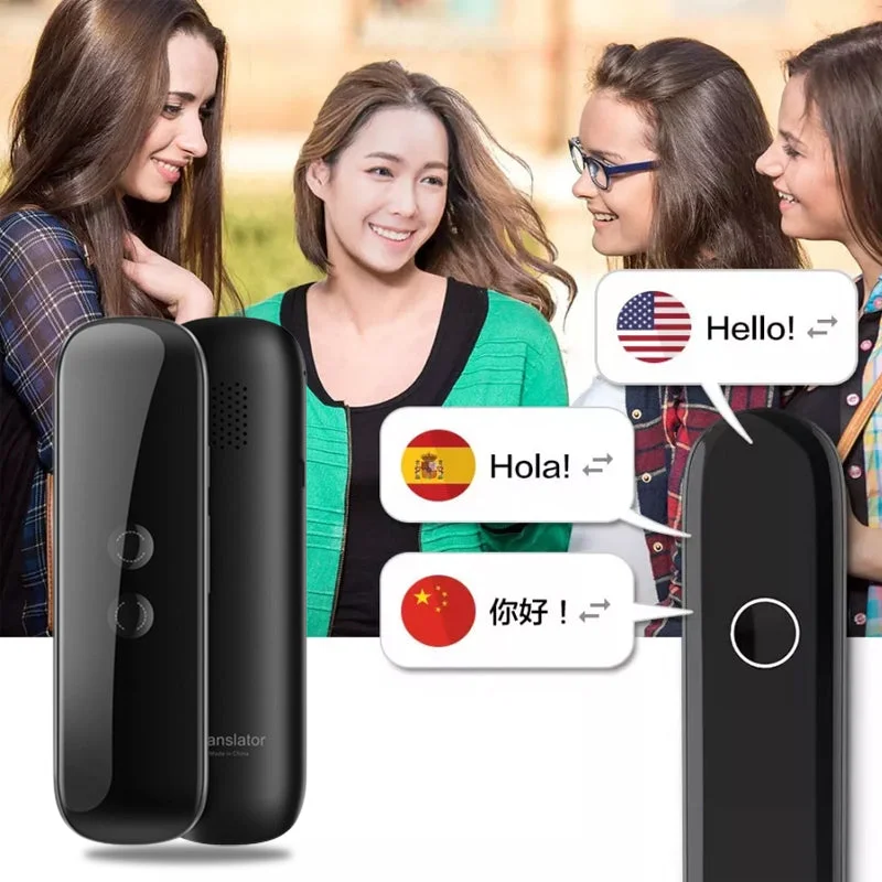 Language Voice Translator Device (Real Time 2-Way Translations Supporting 100+ Languages)
