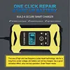 ABS Smart Battery Trickle Charger 12V 6A Automatic Smart Car Battery Charger with LCD Display Temperature Monitoring for Truck Motorcycle Boat SUV ATV and More