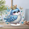 Diamond Painting Single-Side Bird Butterfly Desktop Art Kit for Home Decor