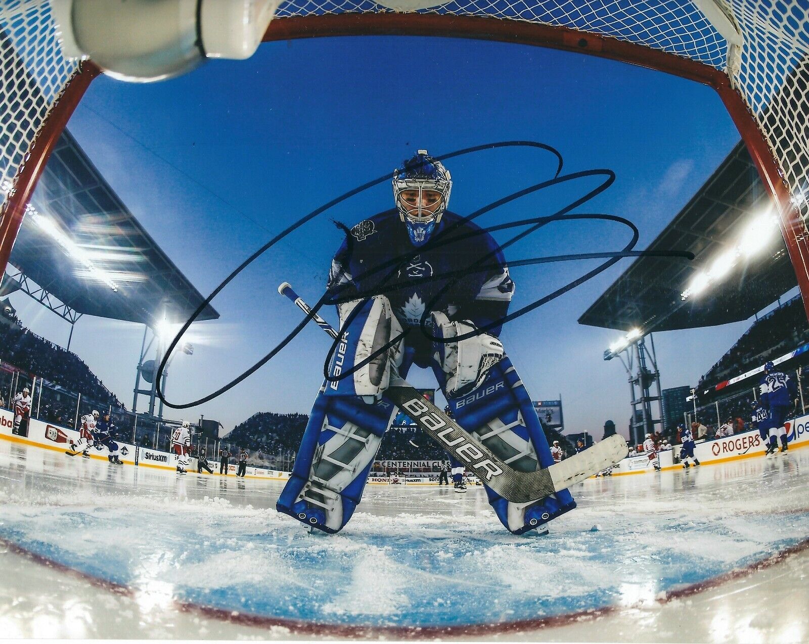 Autographed 8x10 FREDERIK ANDERSEN Toronto Maple Leafs Photo Poster painting - COA