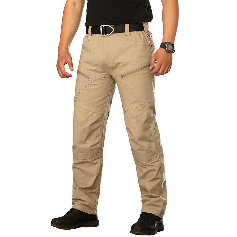 Men's Stretch Tactical Cargo Pants Men Waterproof Ripstop Military Work Trousers Multi Pocket Cotton Combat Outdoor Hiking Pants Big & Tall Usa Size