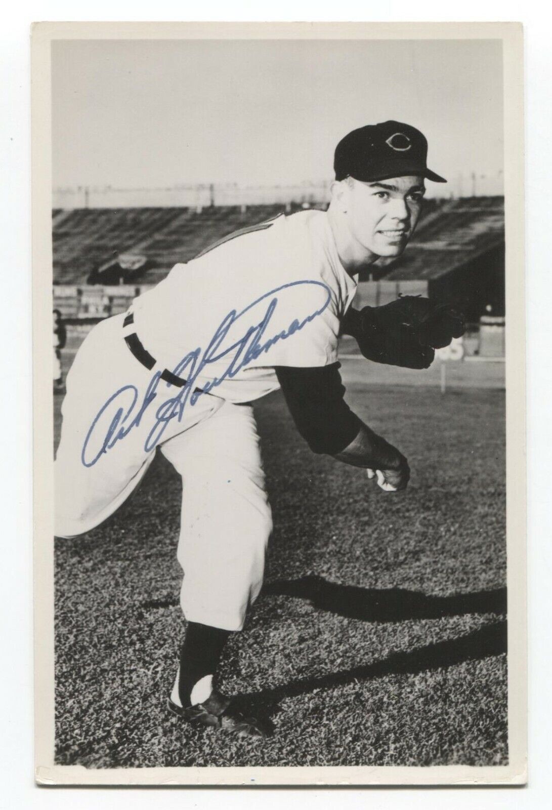 Art Houtteman Signed Photo Poster painting Postcard Baseball Autographed Signature