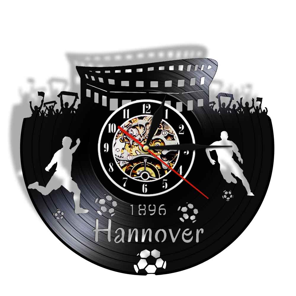 

Germany City Skyline Hannover Reco - Vinyl Record Wall Clock - Without LED, 501 Original