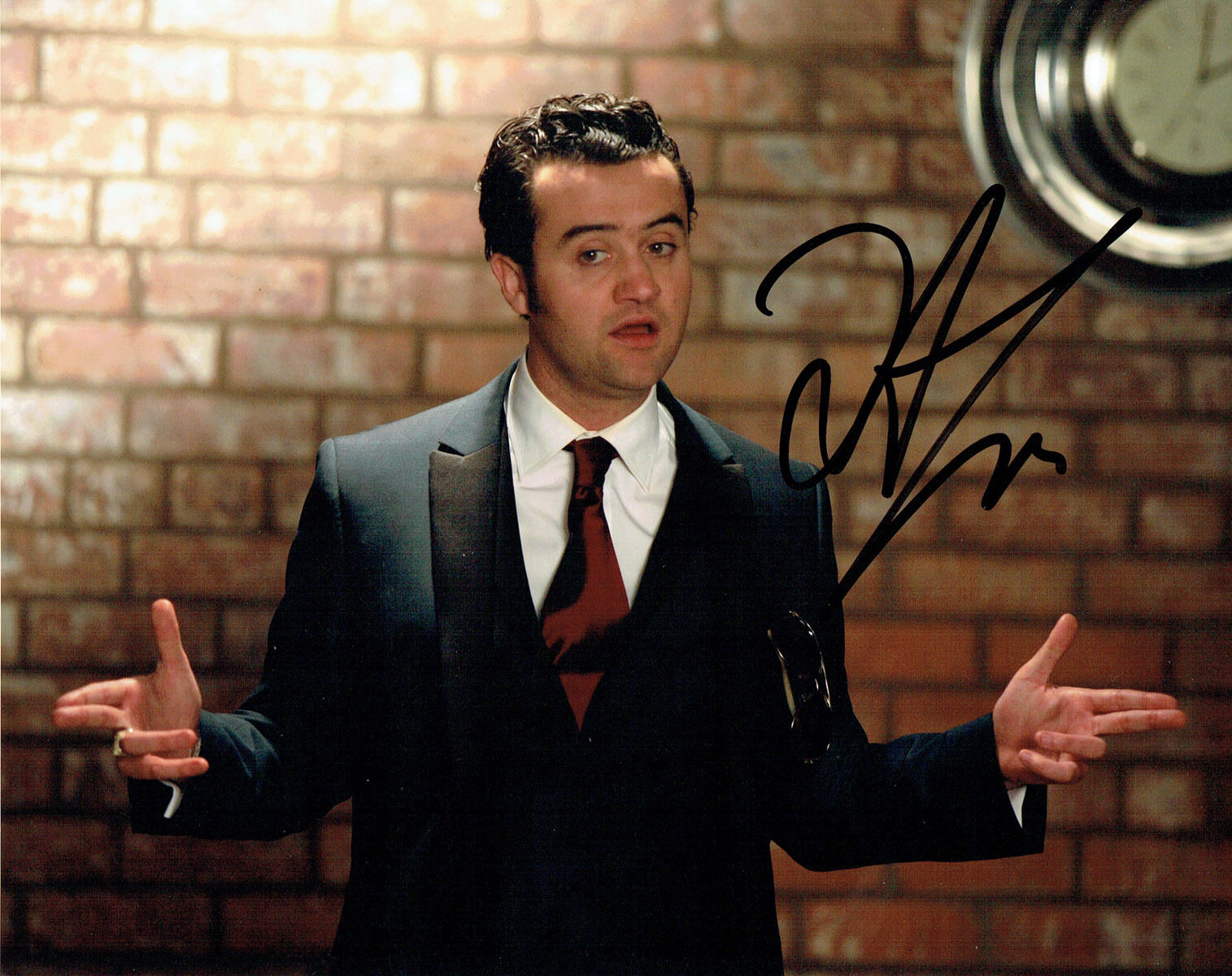 Daniel MAYS SIGNED Autograph 10x8 Photo Poster painting AFTAL COA English Actor