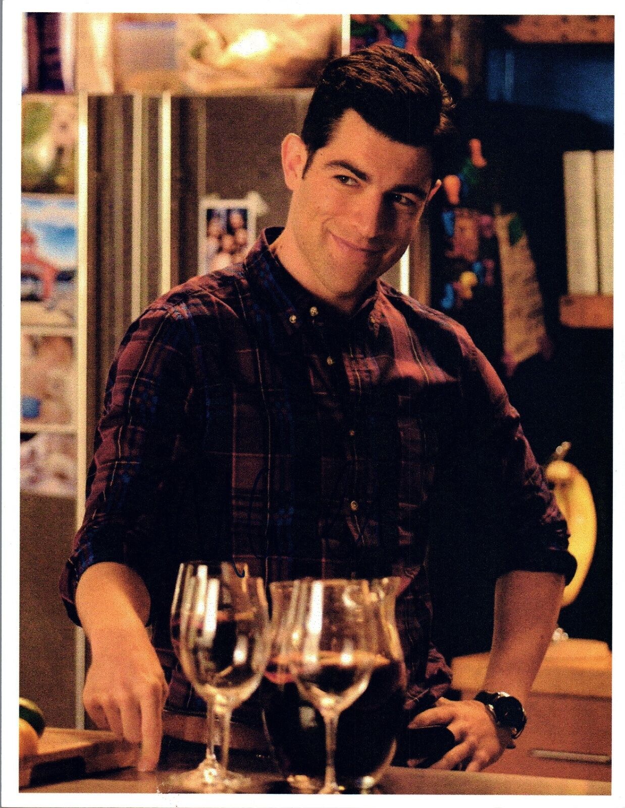 Max Greenfield Signed Autographed 8x10 Photo Poster painting New Girl Star COA VD