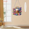 Easter 2D Flat DIY Hanging Diamond Art Ornament Home Window Pendant (Easter Egg)
