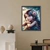 Diamond Painting -DIY Round Drill Big Eyes Cartoon Girl