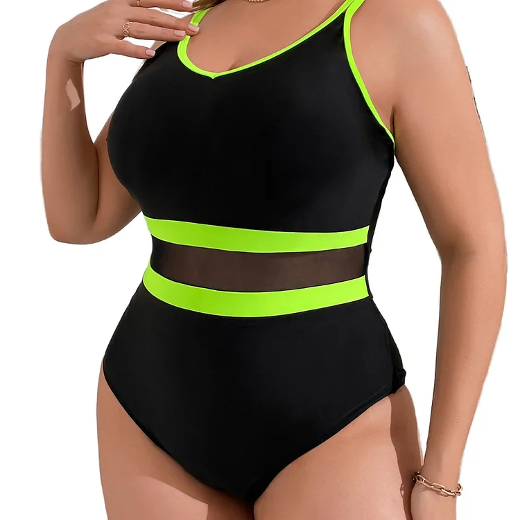 Plus Size Fitness Swimwear Beachwear 240605-67