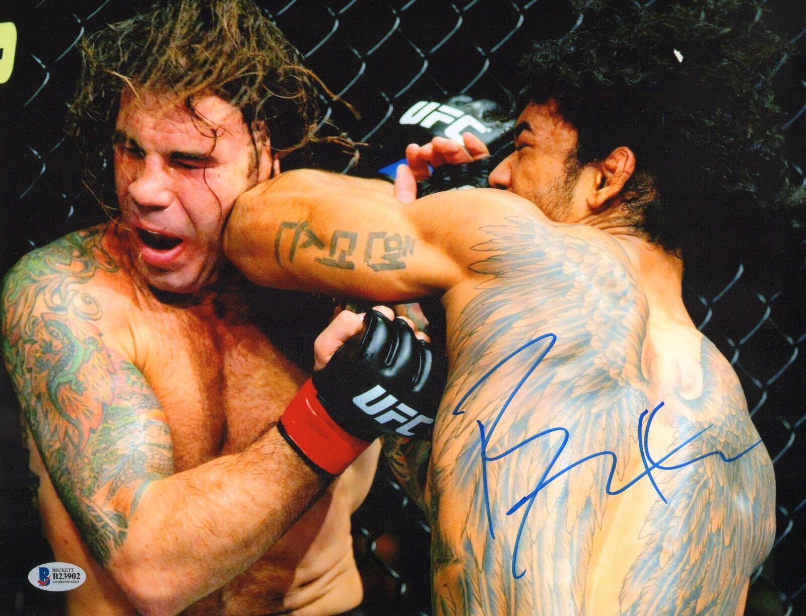 Benson Henderson Signed 11x14 Photo Poster painting BAS Beckett COA UFC on Fox 1 vs Clay Guida