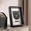 Transparent photo frame CD player