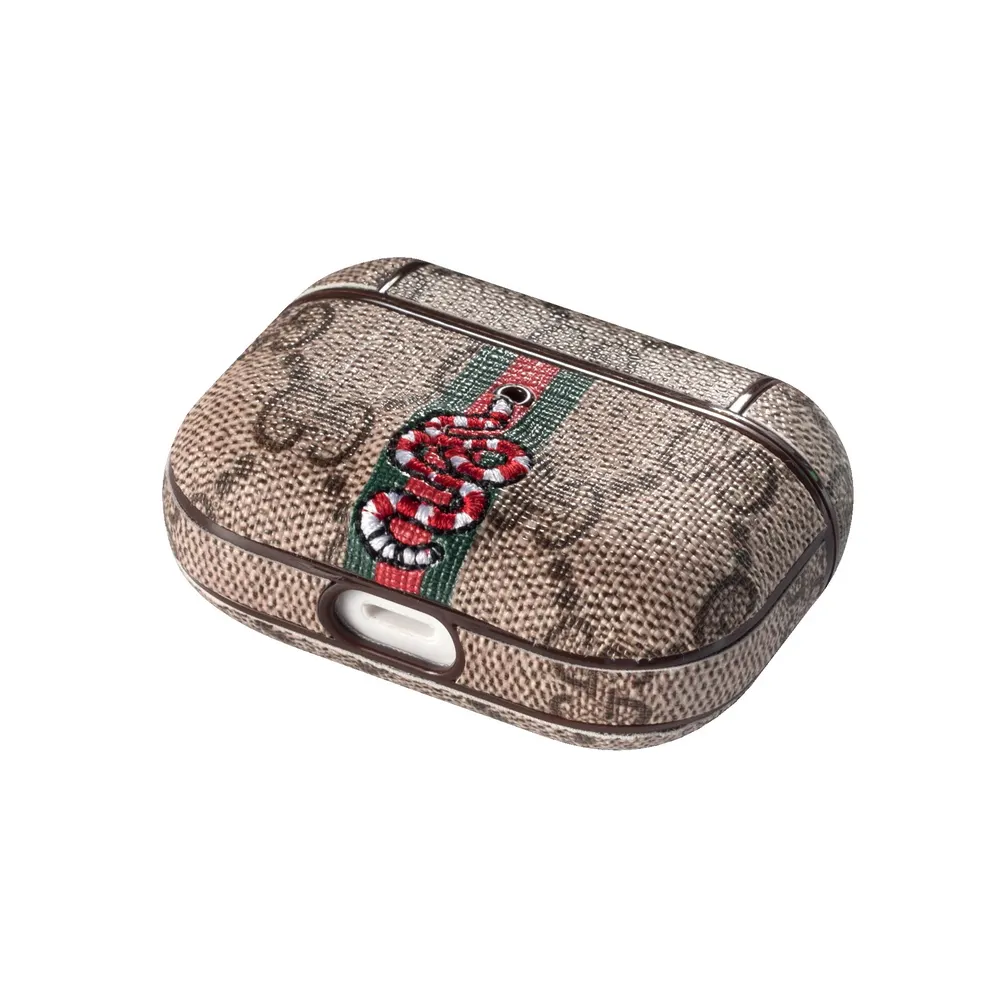 Embroidered Gucci Ophidia GG Apple Wireless Earphones AirPods Protective Case