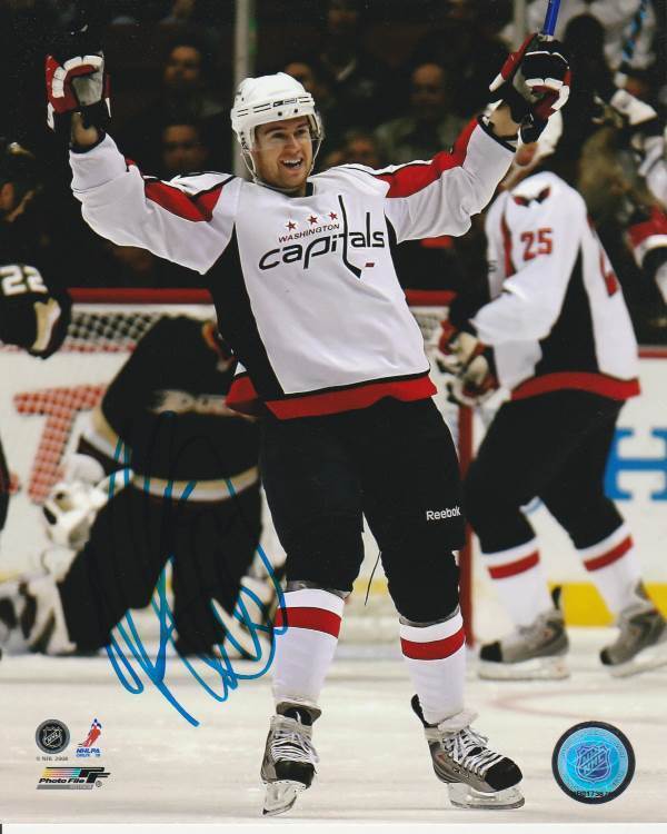 MIKE GREEN SIGNED WASHINGTON CAPITALS 8x10 Photo Poster painting #4 Autograph
