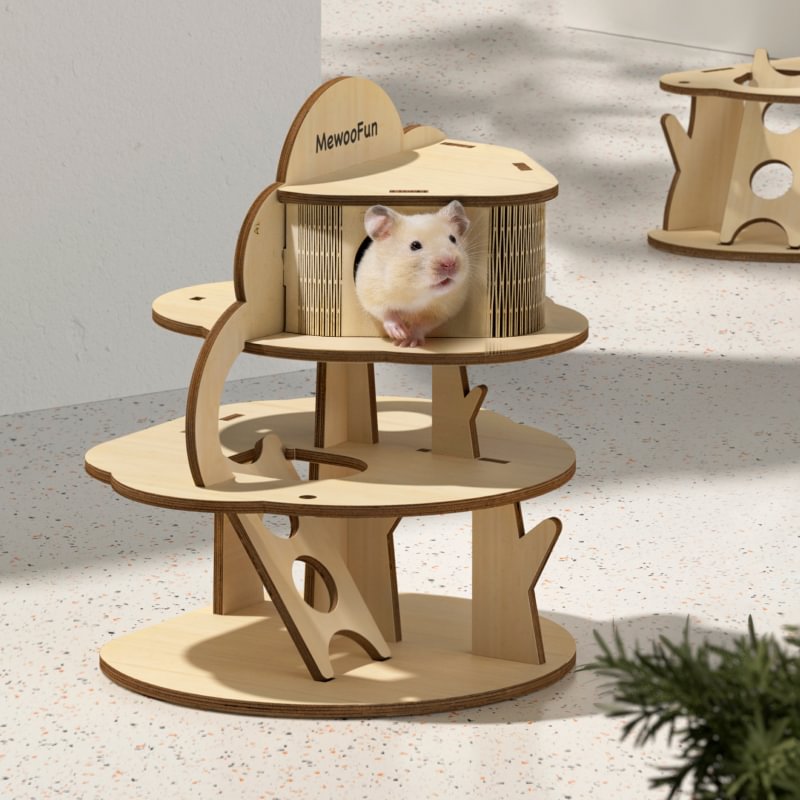 Mewoofun hamster tree house
