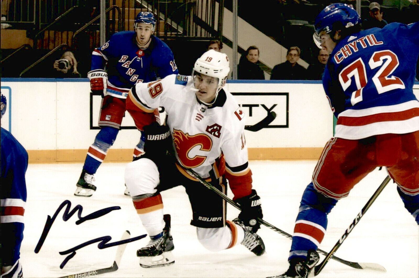 Matthew Matt Tkachuk SIGNED autographed 4x6 Photo Poster painting CALGARY FLAMES #10