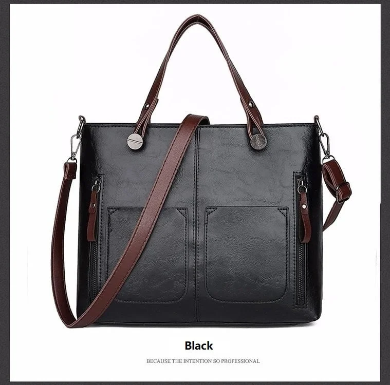 Fashionable retro style women's shoulder bag