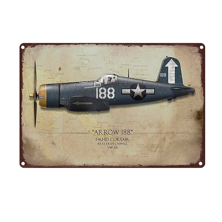Arrow 188 Fighter - Vintage Tin Signs/Wooden Signs - 8*12Inch/12*16Inch