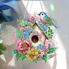 >SALE<Single Side 5D Diamond Painting Dots Pendant Wall Decor (Flower Bird Cage KJ092)