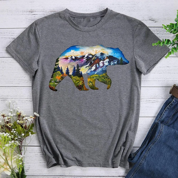 PSL Mountain bear Hiking Tee Tee -605969