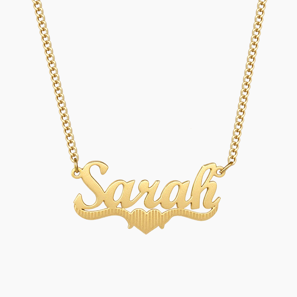 Heart Name Pendant Necklace