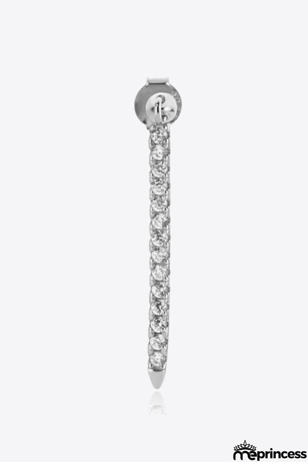 Zircon 925 Sterling Silver Single Earring