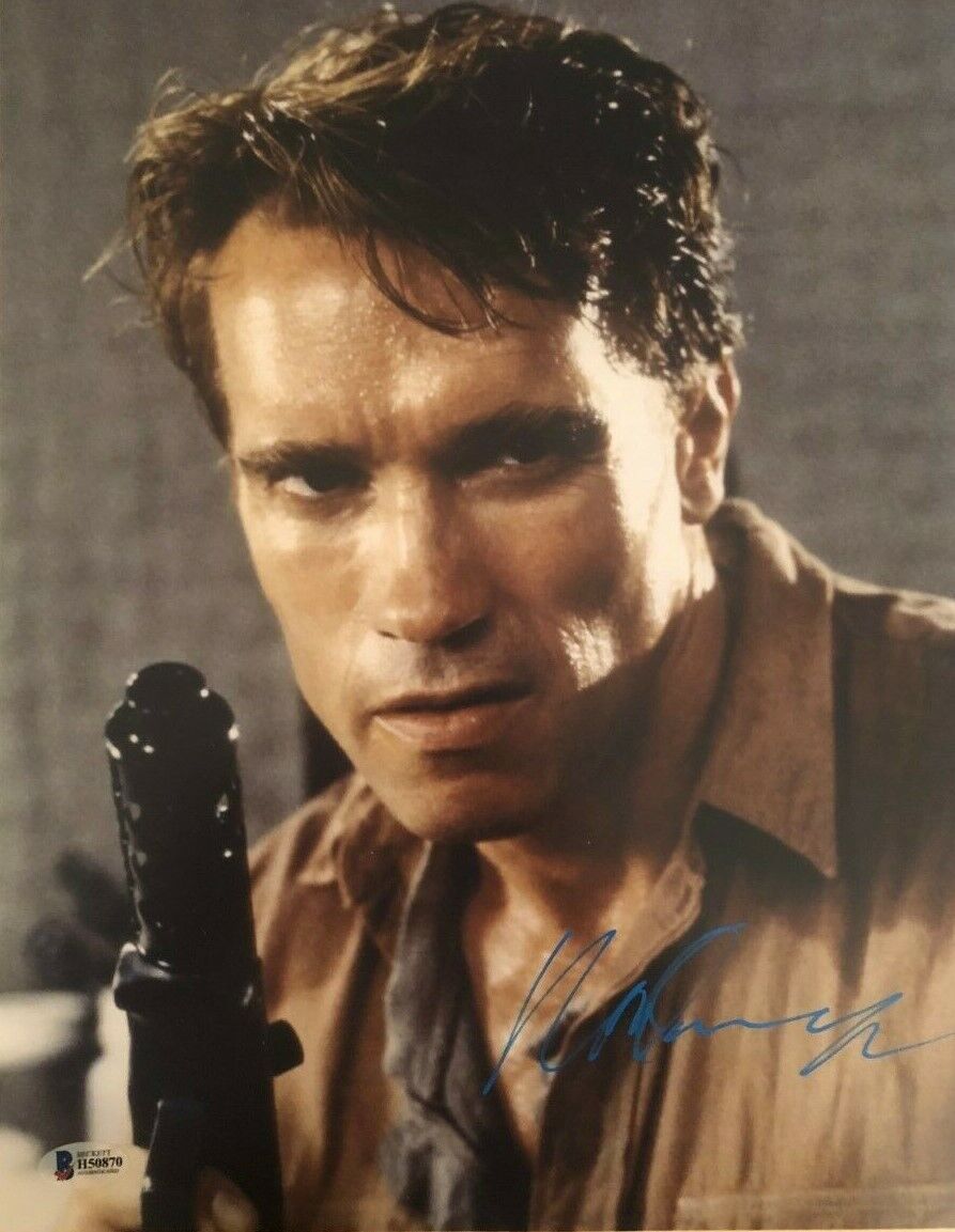 Arnold Schwarzenegger signed autographed 11x14 Photo Poster painting True Lies Beckett COA