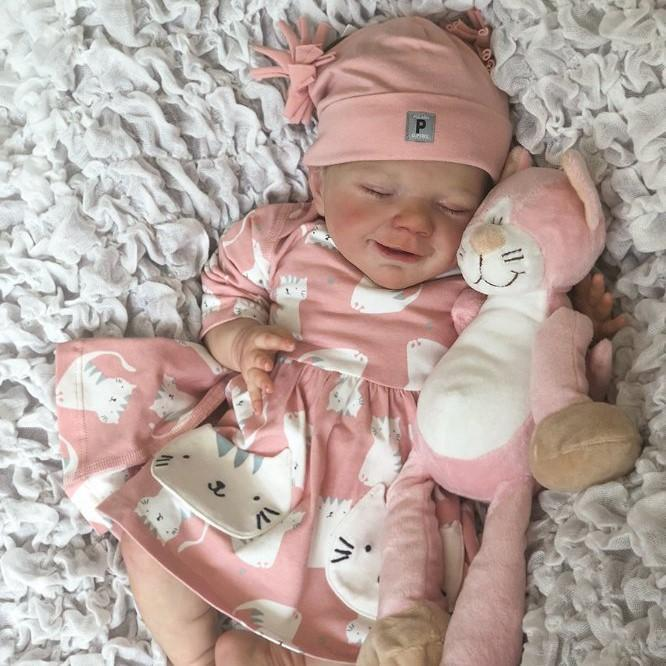 Creativegiftss® 12 Inches Adorable Reborn Silicone Mini Realistic Baby Named Tutti Toy, Reborn Art Doll -Creativegiftss® - [product_tag] Creativegiftss®