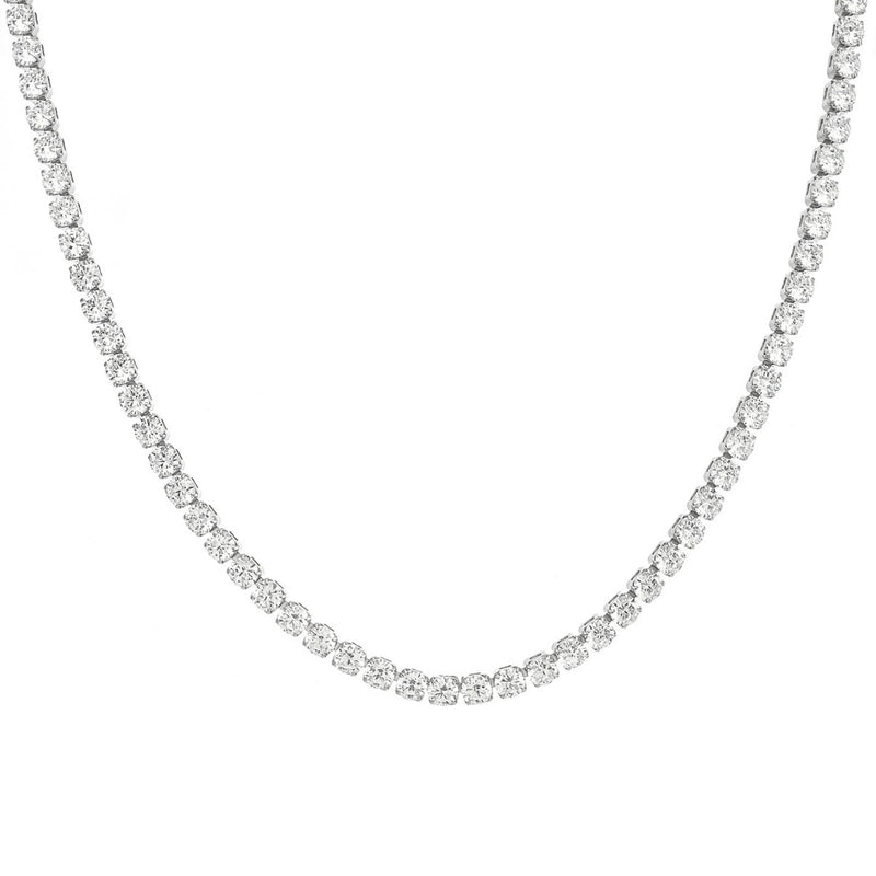 Affordable Luxury Style Geometric 304 Stainless Steel Zircon Tennis Bracelet In Bulk